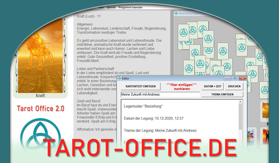 tarot office kartenlegen software