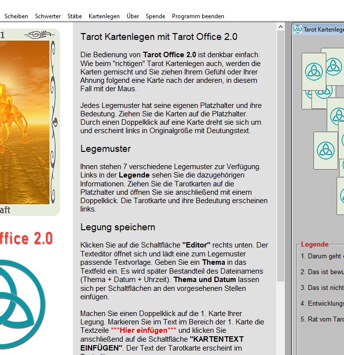 tarot office anleitung